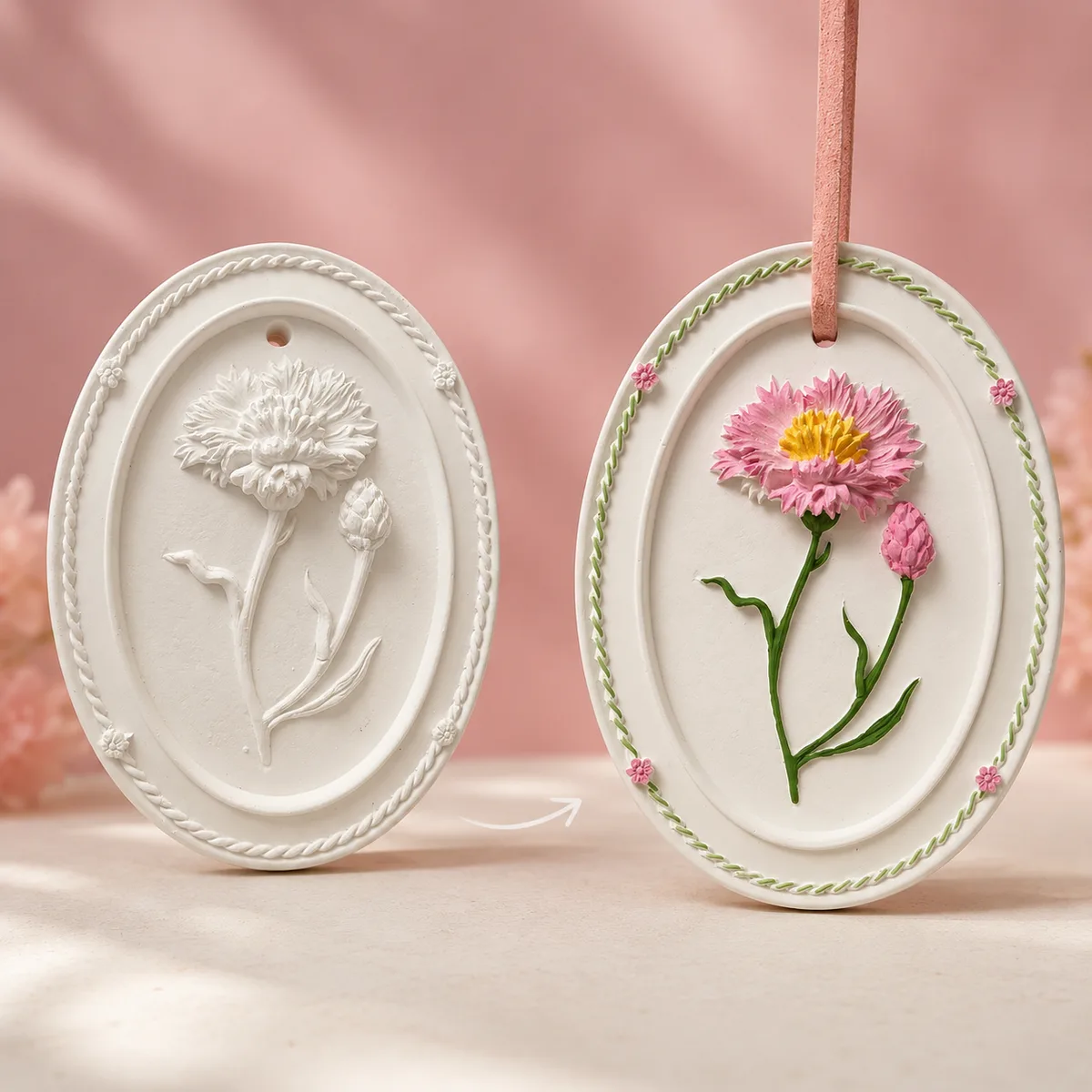 Floral Relief Painting