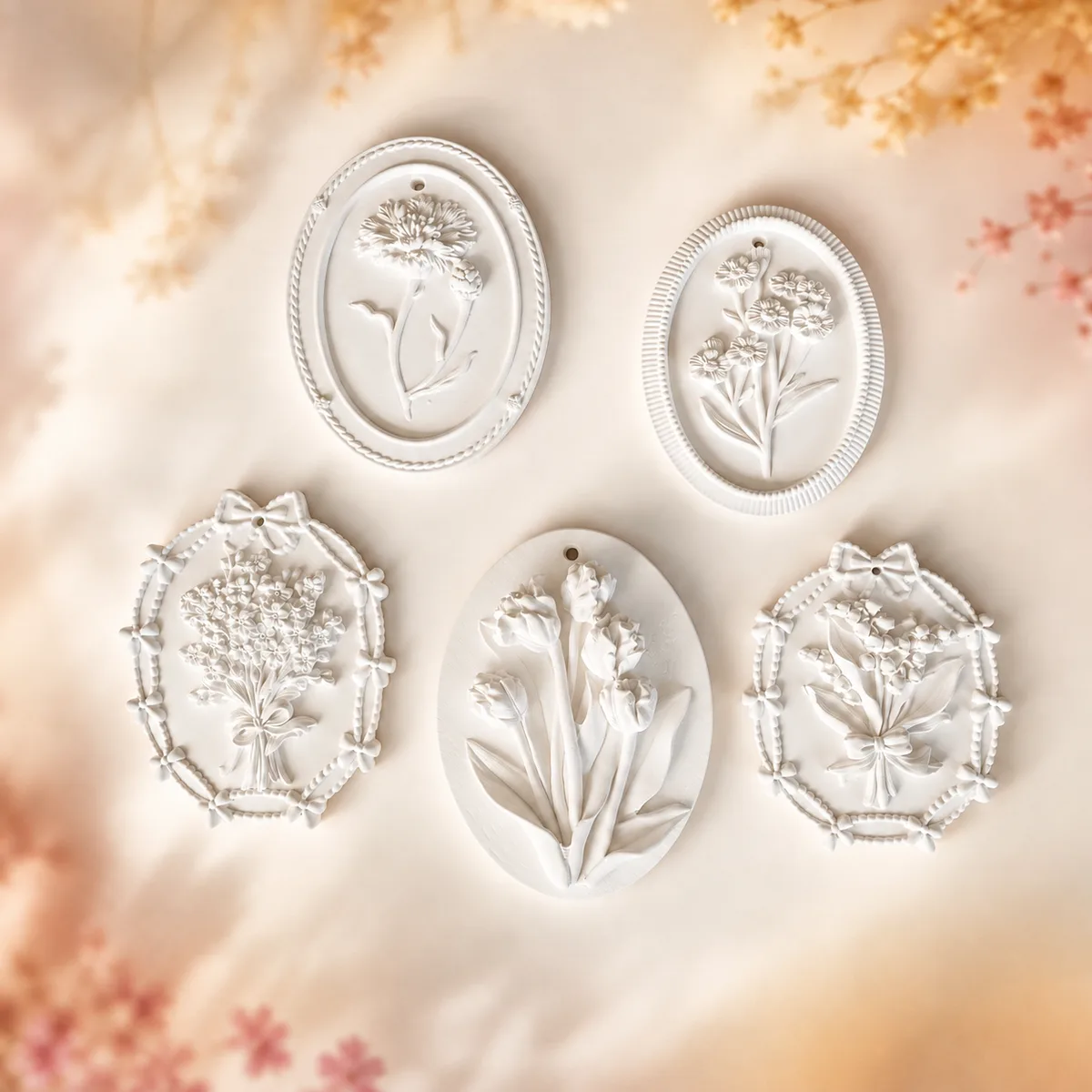 Floral Relief Painting