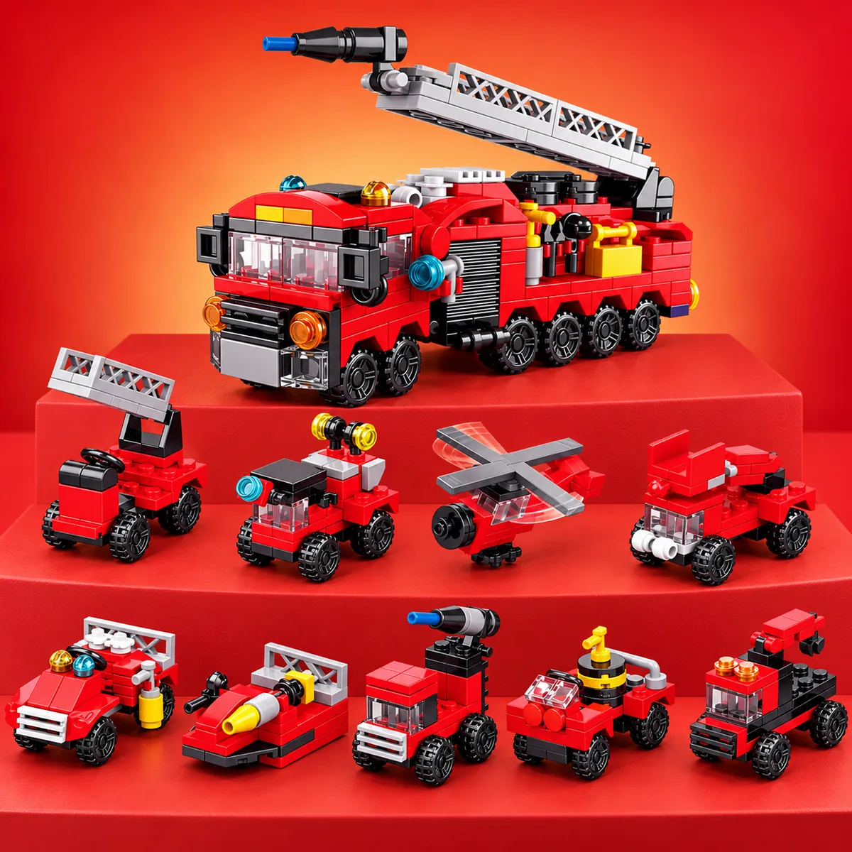 The red fire engine models